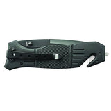 Extreme Ops - - Liner Lock Folding Knife, Partially Serrated, Drop Point Tanto, Boxed