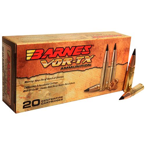 300 AAC Blackout VOR-TX Ammo, 120gr TAC-TX Tipped Flat Base Lead-Free, Per 20