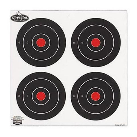 Dirty Bird Paper Targets - 5.5", Round, (12 Pack)