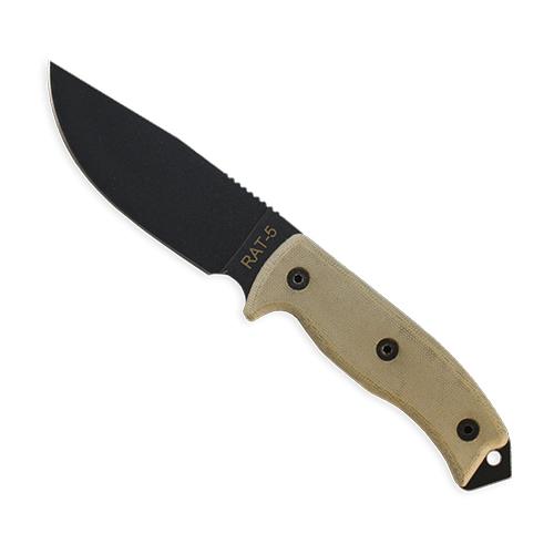 Rat-5, Plain Edge with Black Nylon Sheath