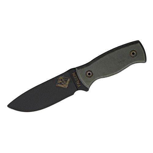 Ranger - Falcon Hunting Knife 3-7-8" Carbon Steel Blade, Micarta Handle