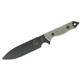 Ranger - RAK Assault Knife 6" Plain Blade, Black Micarta Handle