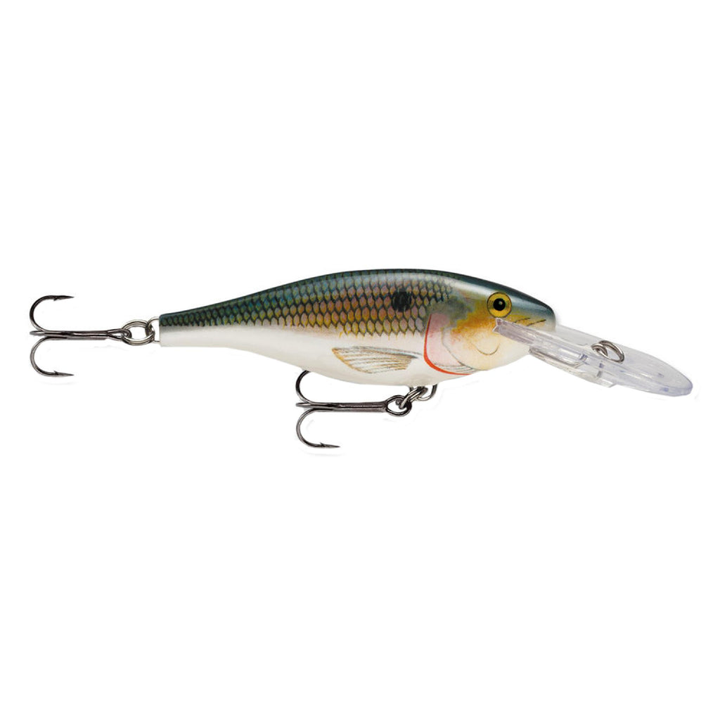 Shad Rap Lure - Size 05, 2" Length, 4'-9' Depth, 2 Number 8 Treble Hooks, Shad, Per 1