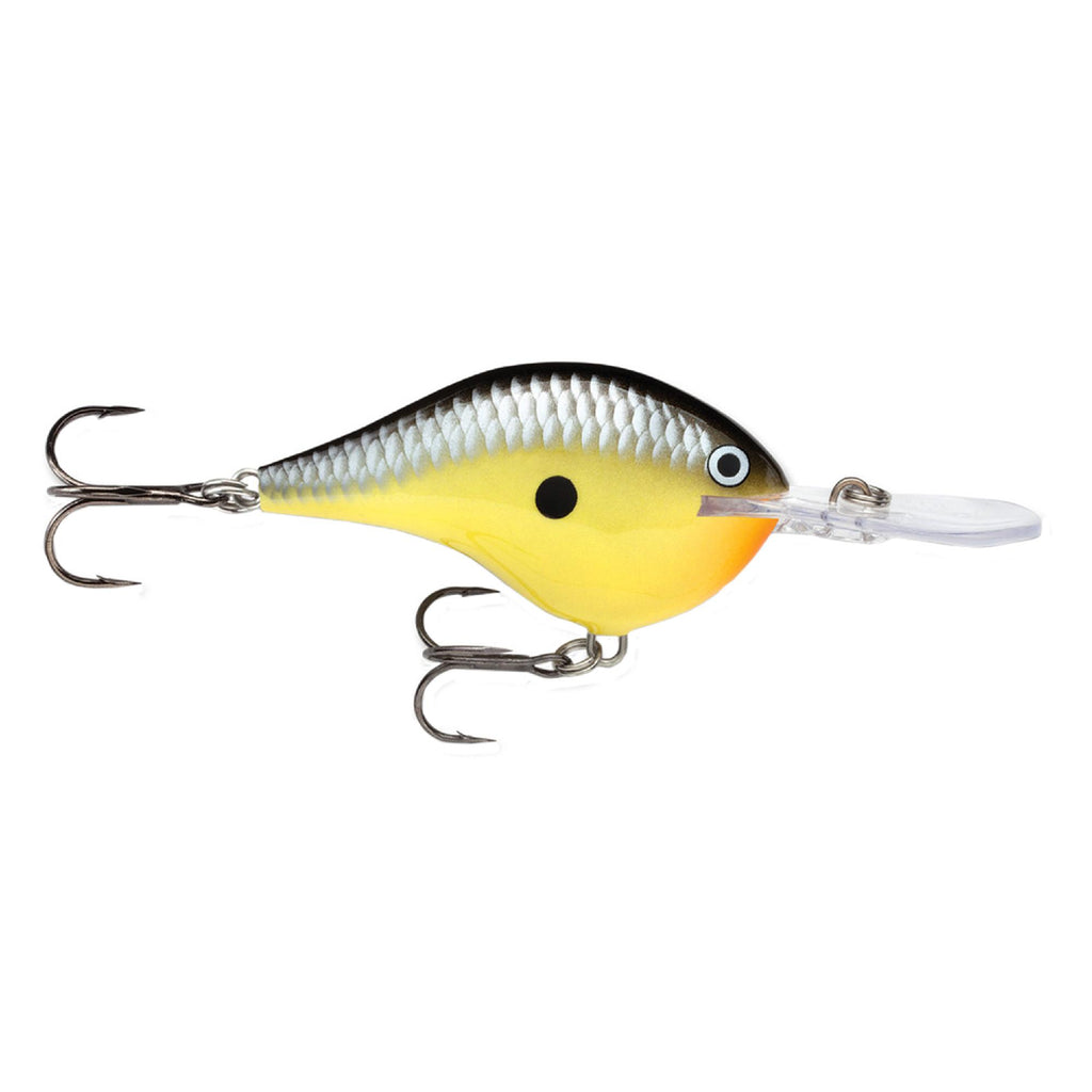 Dives-To Series Custom Ink Lure - Size 10,  2 1-4" Length, 6' Depth, 2 Number 4 Treble Hooks, Old School, Per 1