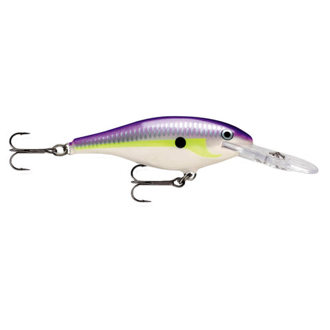 Shad Rap Lure - Size 05, 2" Length, 4'-9' Depth, 2 Number 8 Treble Hooks, Regal Shad, Per 1