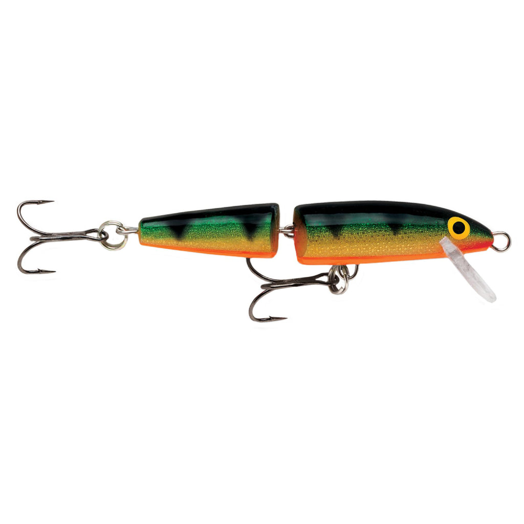 Jointed Lure - Size 07, 2 3-4" Length, 4'-6' Depth, 2 Number 8 Treble Hooks, Perch, Per 1