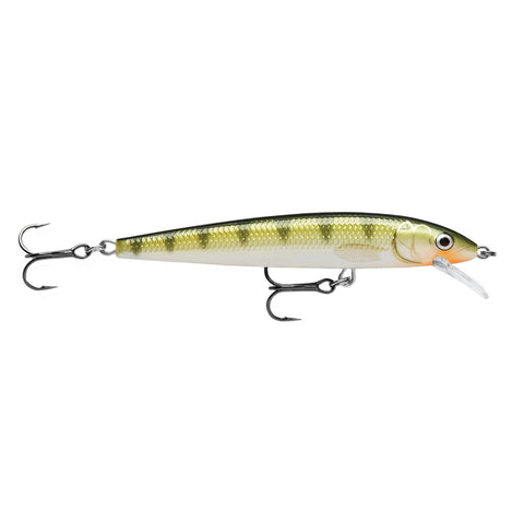 Husky Jerk Lure - Size 08, 3 1-2" Length, 4'6' Depth, 2 Number 6 Treble Hooks, Yellow Perch, Per 1