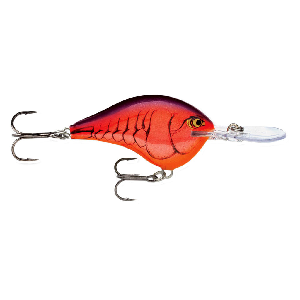 Dives-To Series Custom Ink Lure - Size 06, 2" Length, 6' Depth, 2 Number 5 Treble Hooks, Demon, Per 1