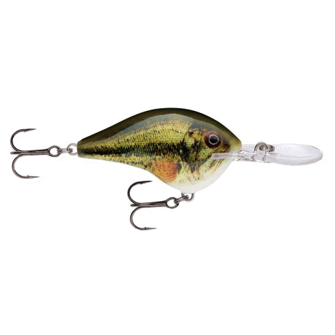 Dives-To Series Custom Ink Lure - Size 06, 2" Length, 6' Depth, 2 Number 5 Treble Hooks, Largemouch Bass, Per 1