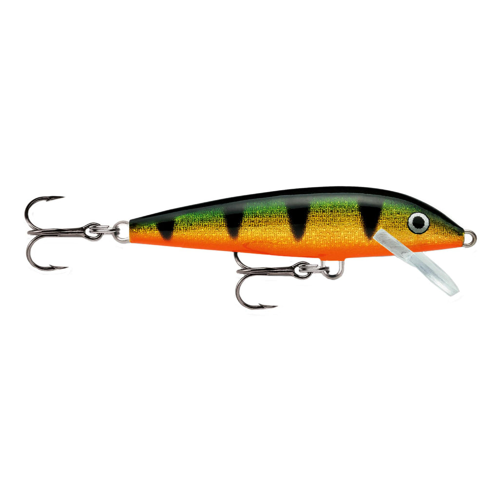 Original Floating Lure - Size 09, 3 1-2" Length, 3'-5' Depth, 2 Number 7 Treble Hooks, Perch, Per 1