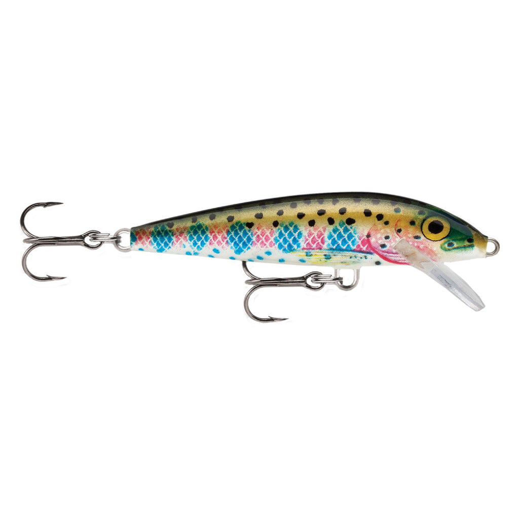 Original Floating Lure - Size 09, 3 1-2" Length, 3'-5' Depth, 2 No 7 Treble Hooks, Rainbow Trout, Per 1