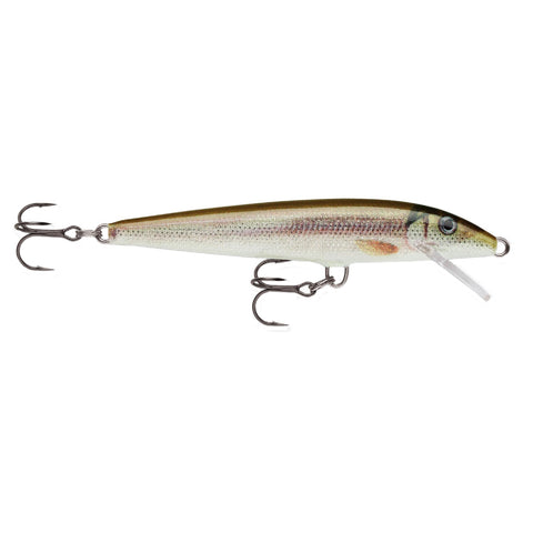 Original Floating Lure - Size 09, 3 1-2" Length, 3'-5' Depth, 2 Number 7 Treble Hooks, Live Smelt, Per 1