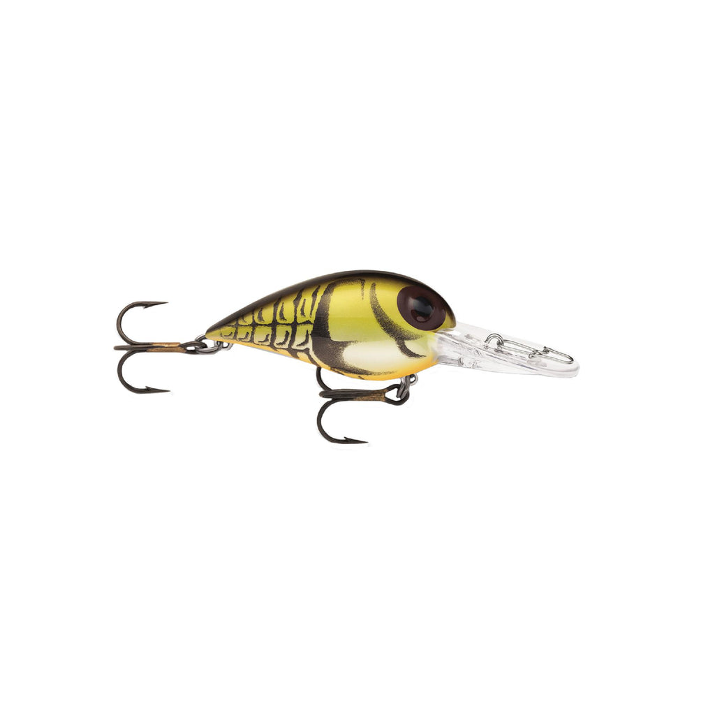 Original Wiggle Wart Lure - 2" Length, 7'-14' Depth, Number 4 Hook, Creek Craw, Per 1