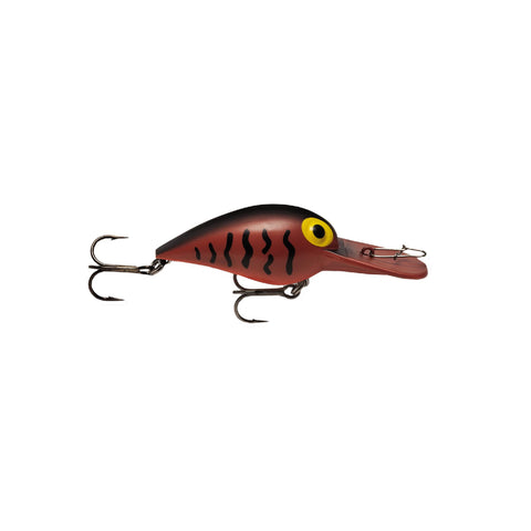 Original Wiggle Wart Lure - 2" Length, 7'-14' Depth, Number 4 Hook, Brown Crawfish, Per 1