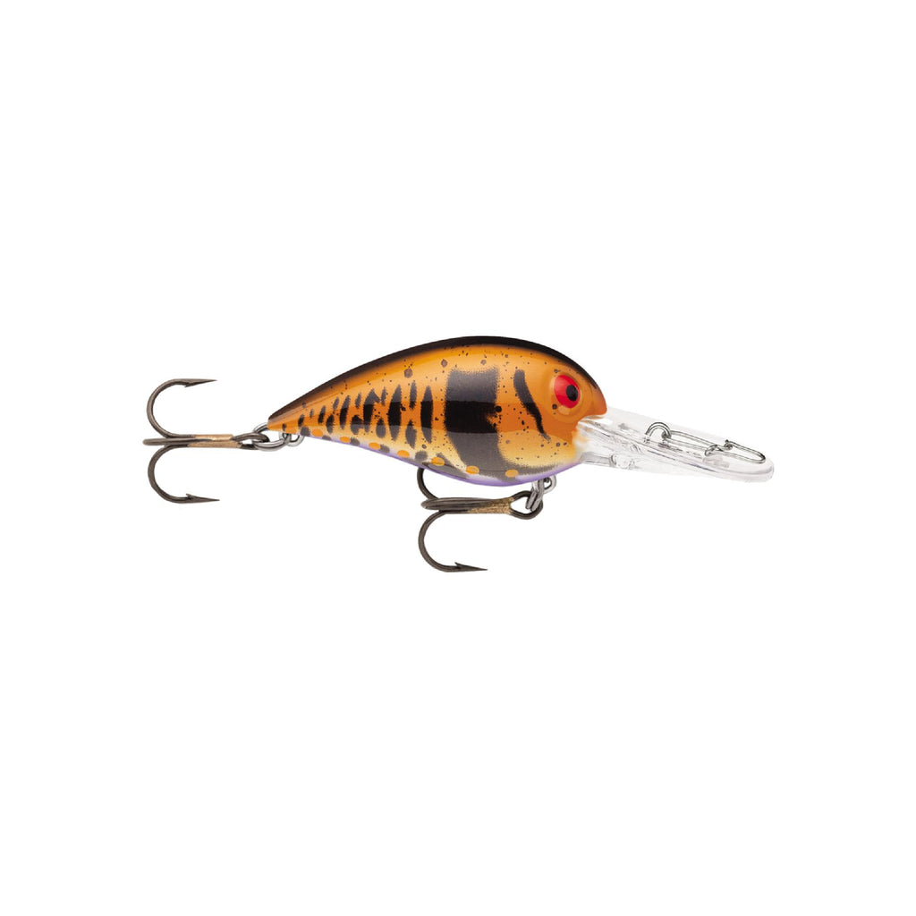 Original Wiggle Wart Lure - 2" Length, 7'-14' Depth, Number 4 Hook, Peanut Butter Jelly Craw, Per 1