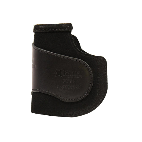 Stow-N-Go Holster - Sig Sauer P238 with Leather IWB Holster, Right Hand, Black