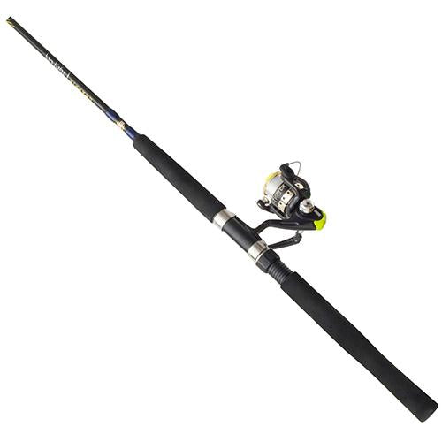 Crappie Fighter Spinning Combo - 4.3:1 Gear Ratio, 1 Bearing, 12' 2pc Rod, 4-8 lb Line Rating, Ambidextrous