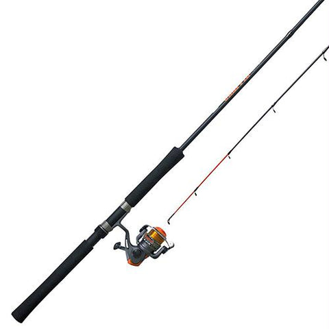 Crappie Fighter Spinning Combo - 4.3:1 Gear Ratio, 10' Length, 2 Piece, 4-8 lb Line Rate, Ambidextrous