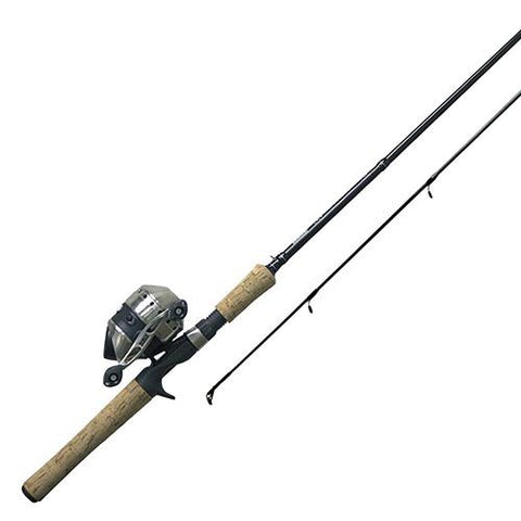 33 Cork Spincast 2 Piece Combo - 3.6:1 Gear Ratio, 19" Retrieve Rate, 6'6" Length 8-12 ln Line Rate, Ambidextrous