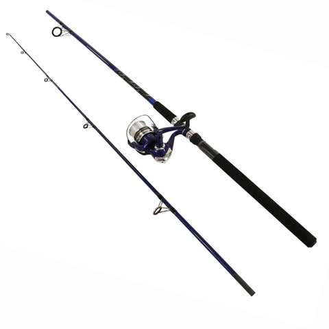 Fin-Chaser Spinning Combo - 65 Reel Size, 10' Length, 2 Piece. 1-3 opz Lure Rating. Ambidextrous