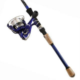 Fin-Chaser Spinning Combo - 30 Reel Size, 6' Length, 2 Piece, 1-8-3-8 oz Lure Rating, Ambidextrous