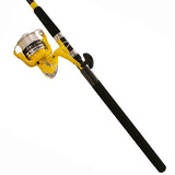 Fin-Chaser Spinning Combo - 40 Reel Size, 1BB Bearings, 8' Length 2pc, 1-4-1 1-2 oz Lure Rate, Ambidextrous