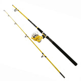 Fin-Chaser Spinning Combo - 40 Reel Size, 1BB Bearings, 8' Length 2pc, 1-4-1 1-2 oz Lure Rate, Ambidextrous