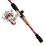 Steeler XP Spinning Combo - 20 Reel Size, 1BB Bearings, 5'6" Length, 2 Piece, Medium Power, Pink