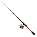 Steeler XP Spinning Combo - 20 Reel Size, 1BB Bearings, 6'6" Length, 2 Piece, Medium Power, Pink