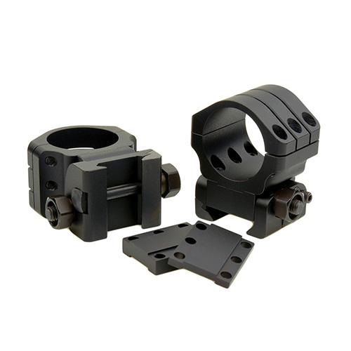 Angle Eye 90 MOA Adjustable Picatinny-Style Rings - 34mm, Matte Black