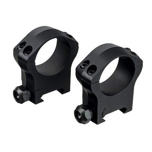 Mountain Tech Picatinny Style Rings - 30mm, High Height, Matte Black