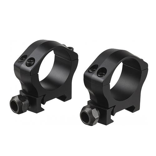 Mountain Tech Picatinny Style Rings - 30mm, Low Height, Matte Black