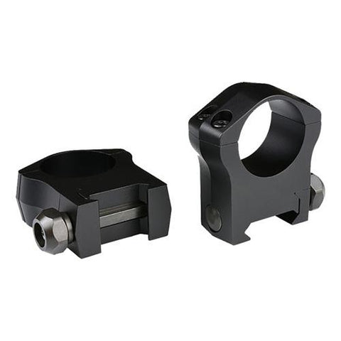 Mountain Tech Picatinny Style Rings - 1", High Height, Matte Black