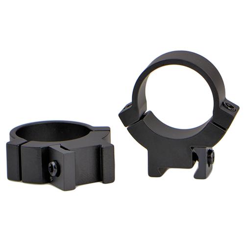 .22 Caliber Rings - 1", Medium Height, Rimfire, Matte Black