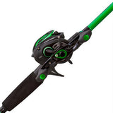 Mach Baitcast Combo - 7.1:1 Gear Ratio, 10 Bearings, 6'10 1pc Rod, Medium-Heavy Power, Left Hand