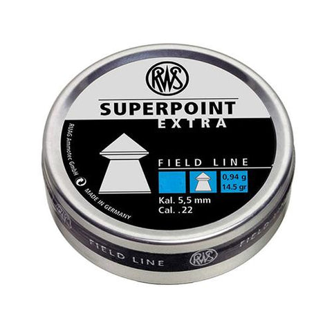 RWS Superpoint Extra Field Line Pellets - .22 Caliber, Per 200