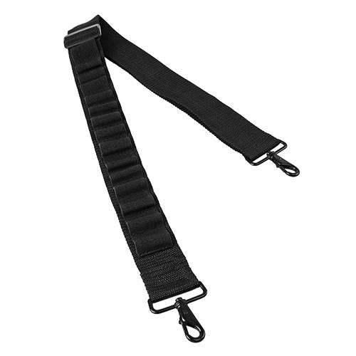 VISM 12 Gauge Shotgun Bandolier Sling - Black