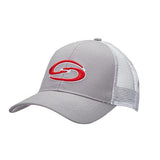 Trucker Cap - Gray Body-White Neon Mesh