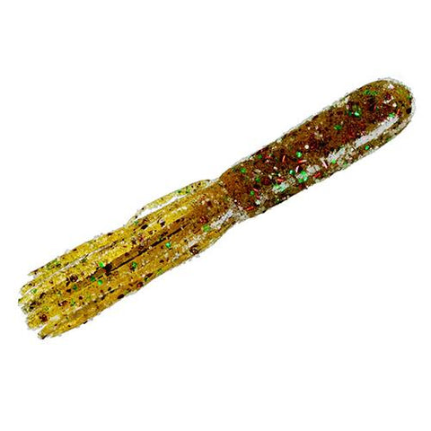 Coffee Tube Regular Soft Lure - 3 1-2" Body Length, Crazy Craw, Per 8