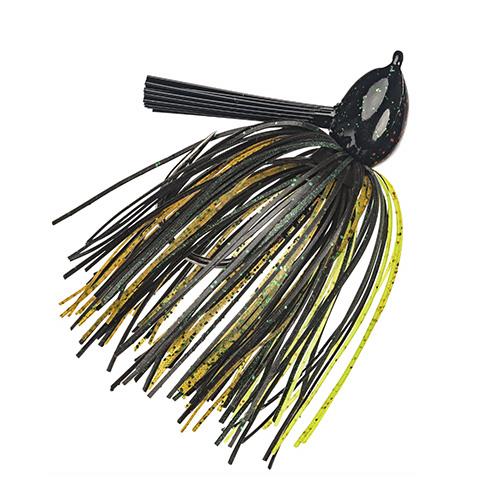 Hack Attack Fluoro Flipping Jig - 5-0 Hook, 1-2 oz, Texas Craw, Per 1