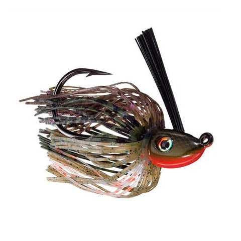 Hack Attack Heavy Cover Swim Jig - 5-0 Hook, 3-8 oz, Bluegill, Per 1