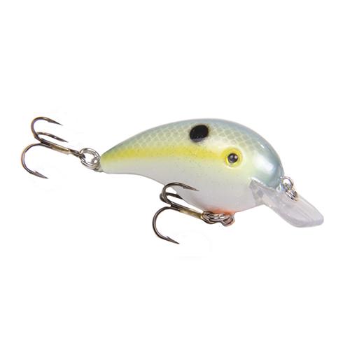 Series 1 Crankbait Hard Lure - 2" Body Length, 1-4 oz, 2' - 5' Depth, Chartreuse Sexy Shad, Per 1