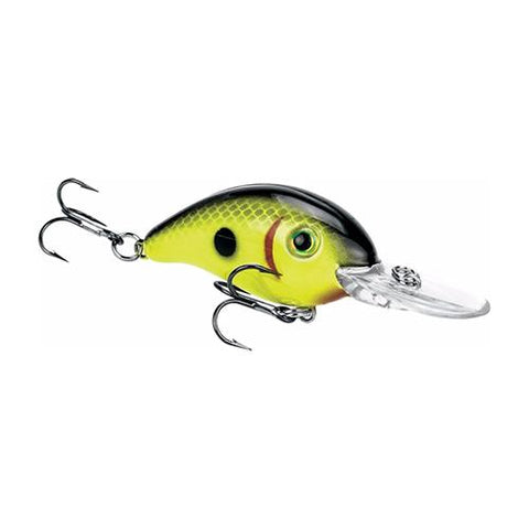 Series 3 Crankbait Hard Lure - 3-8 oz, 8' Depth, Black Back Chartreuse, Per 1