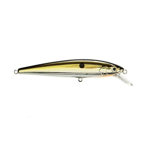 KVD Jerkbait, 4 3-4" Body Length, Chrome Gold-Black, Per 1