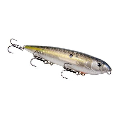 KVD Sexy Dawg Topwater Hard Bait Lure - 4 1-2" Body Length, 3-4 oz, Clear Sexy Shad, Per 1