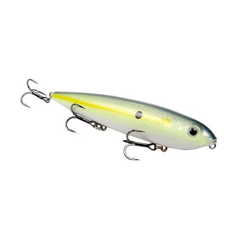 KVD Sexy Dawg Topwater Hard Bait Lure - 4 1-2" Body Length, 3-4 oz, Chartreuse Sexy Shad, Per 1