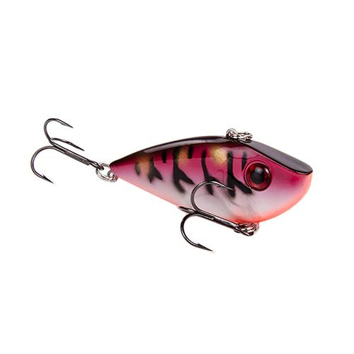 Red Eyed Shad 1-2 oz Hard Lipless Crankbait Lure - 3 1-4" Length. 8' Depth, Two Number 6 Treble Hooks, Crawfish, Per 1