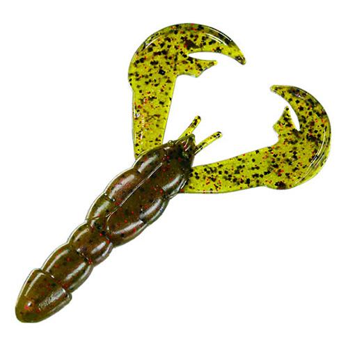 Rage Tail Craw Soft Lure - 4" Body Length, Warermelon Meat, Per 7