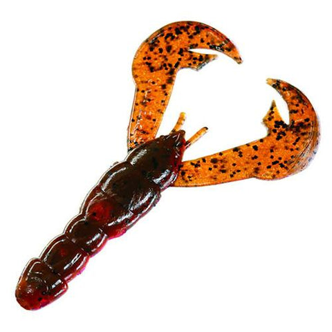 Rage Tail Craw Soft Lure - 4" Body Length, Plum Crazy, Per 7