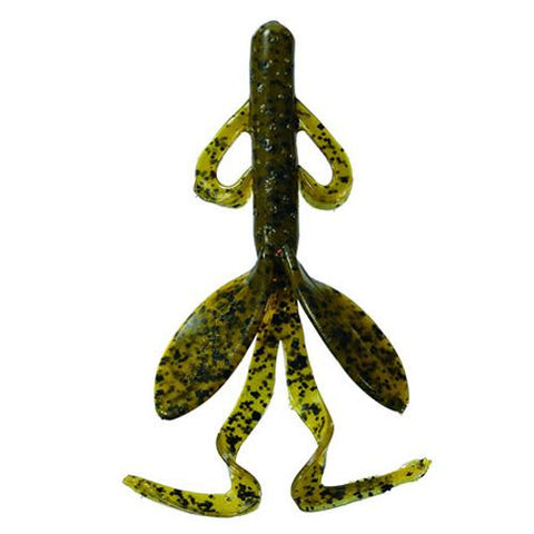 Rage Hawg Soft Lure - 5" Body Length, Green Pumpkin, Per 6